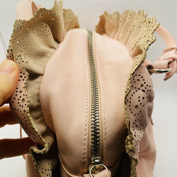 Roberta Gandolphi Italian Leather Purse Pastel pink - Picture 5 of 12